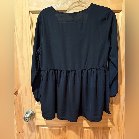 Mary Square V neckline and a gathered, peplum-style waist NWT women’s size S - Picture 2 of 12